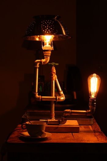 LABYRINTH vintage lámpa 2